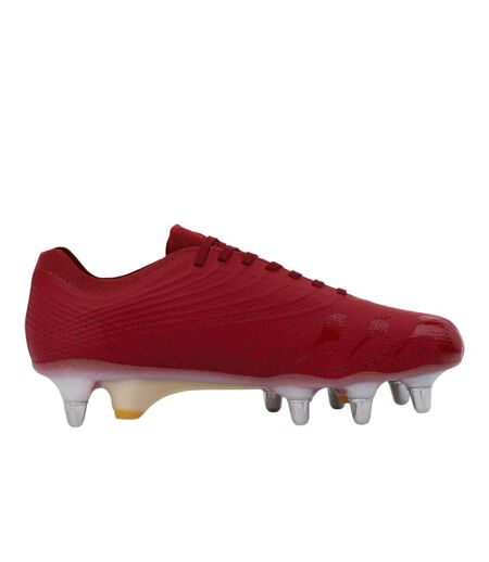 Unisex Adult Groundbreak Elite Stamped Soft Ground Rugby Boots Red Dahlia Canterbury