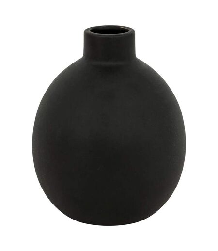 Vase en Dolomite Rily 18cm Noir