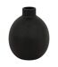 Vase en Dolomite Rily 18cm Noir-1