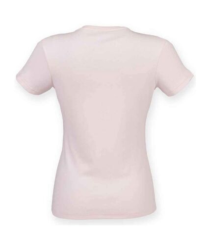 Womens/ladies feel good t-shirt baby pink SF