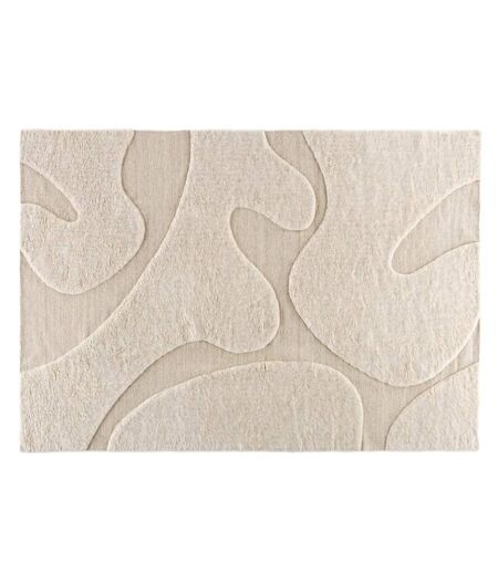 Tapis Déco en Laine Boone 160x230cm Beige