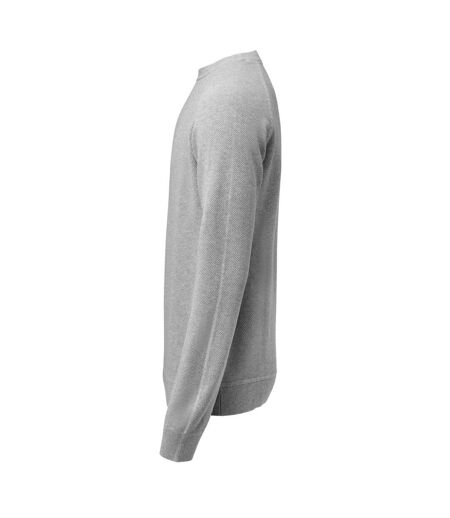 Sweat Manches Raglan Ashland Homme Gris Chiné James Harvest