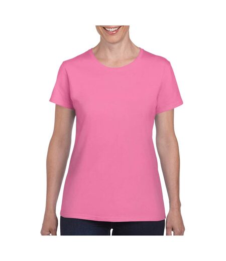 T-shirt À Manches Courtes Coupe Féminine Femme Rose Gildan