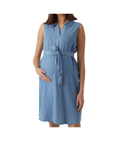 Robe de Grossesse Bleu Femme Vero Moda Maternity 20018786 - L