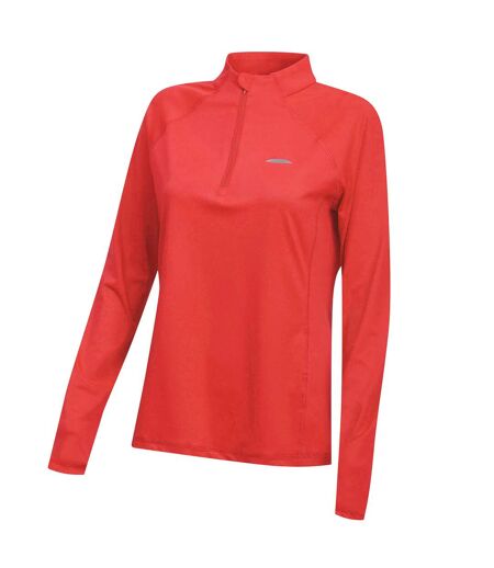 Womens/ladies Prime Long-sleeved Top Bittersweet Red Weatherbeeta