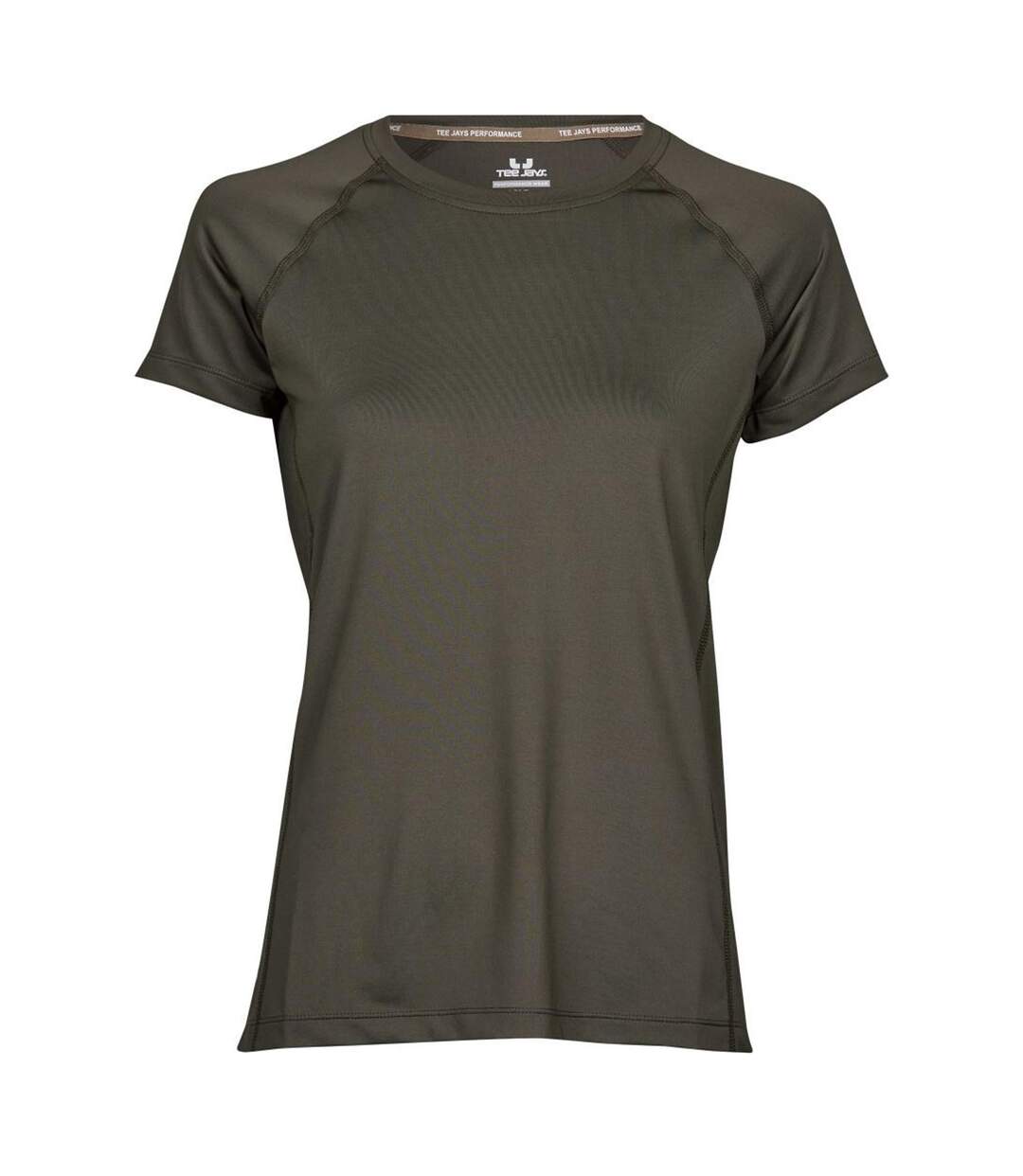 T-shirt De Sport Femme Vert Foncé Tee Jays-1