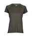T-shirt De Sport Femme Vert Foncé Tee Jays-1