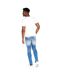 Jean Barbeck Homme Bleu Clair Délavé Crosshatch-1