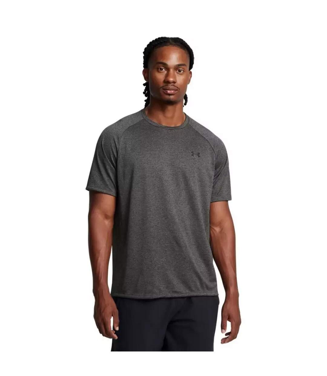 T-shirt manches courtes tech homme gris foncé / gris Under Armour-3