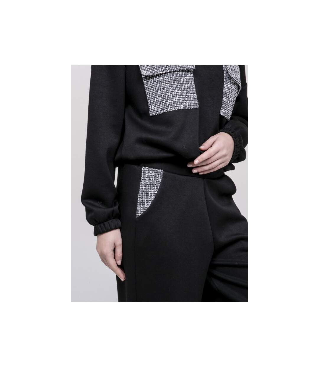 Sweat détails tweed YSEULT - Dona X Lisa-3