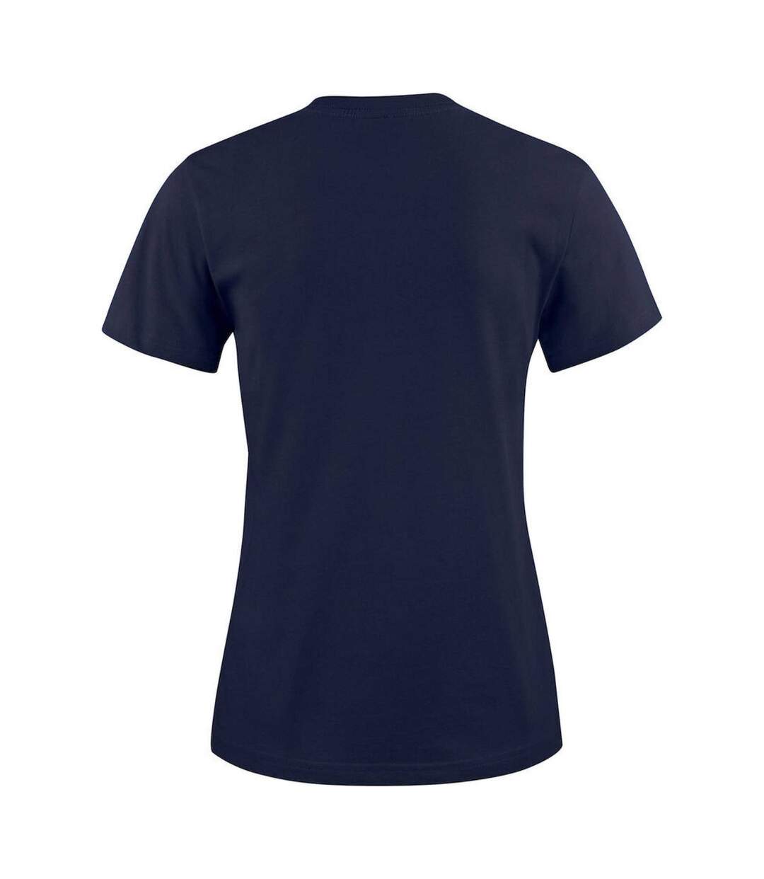 Womens/ladies Heavier Pro T-shirt Dark Navy Printer-2