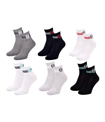 Chaussettes homme Sergio Tacchini Socquettes QUARTER - Pack de 6