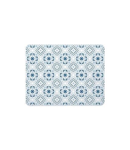 Tapis de Bain à Motifs Atlanta 35x45cm Bleu