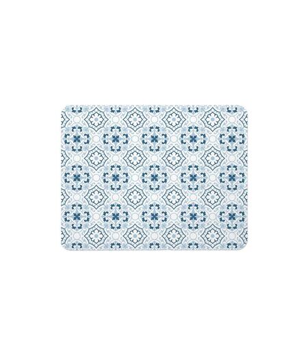 Tapis de Bain à Motifs Atlanta 35x45cm Bleu