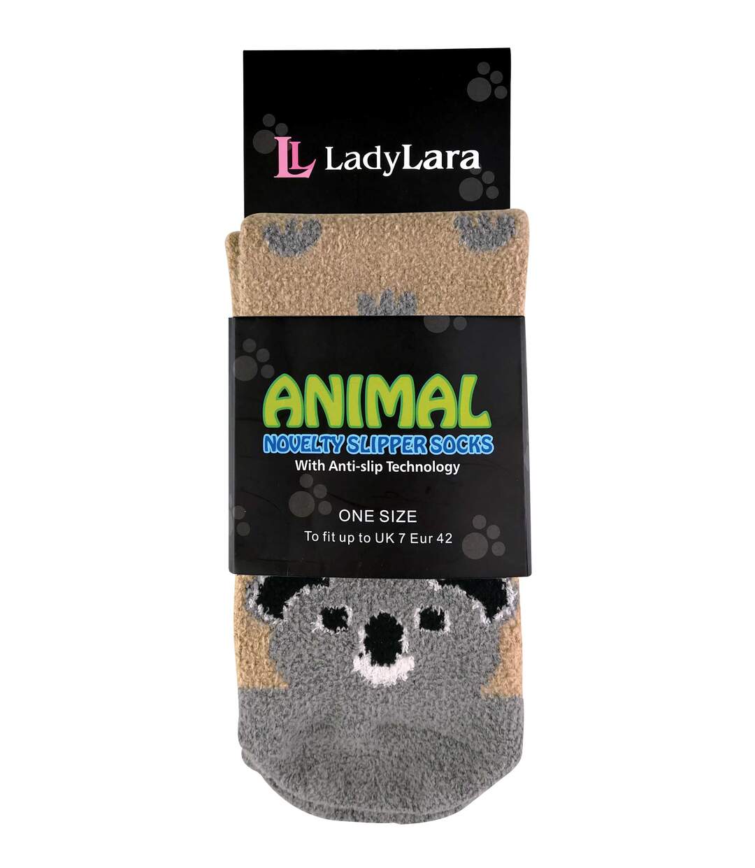 Chaussettes de Lit Femme Antidérapantes Animaux