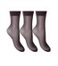 Joanna Gray - Chaussettes invisibles (3 paires) - Femme (Orge noire) - UTLW414
