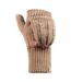 Ladies Cable Knit 2.3 Tog Thermal Winter Fingerless Converter Gloves-1