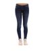 Womens/ladies Mid Rise Straight Leg Jeans Blue Denim Diesel-4