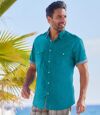 Popeline overhemd Yachting Sail Coast Atlas For Men