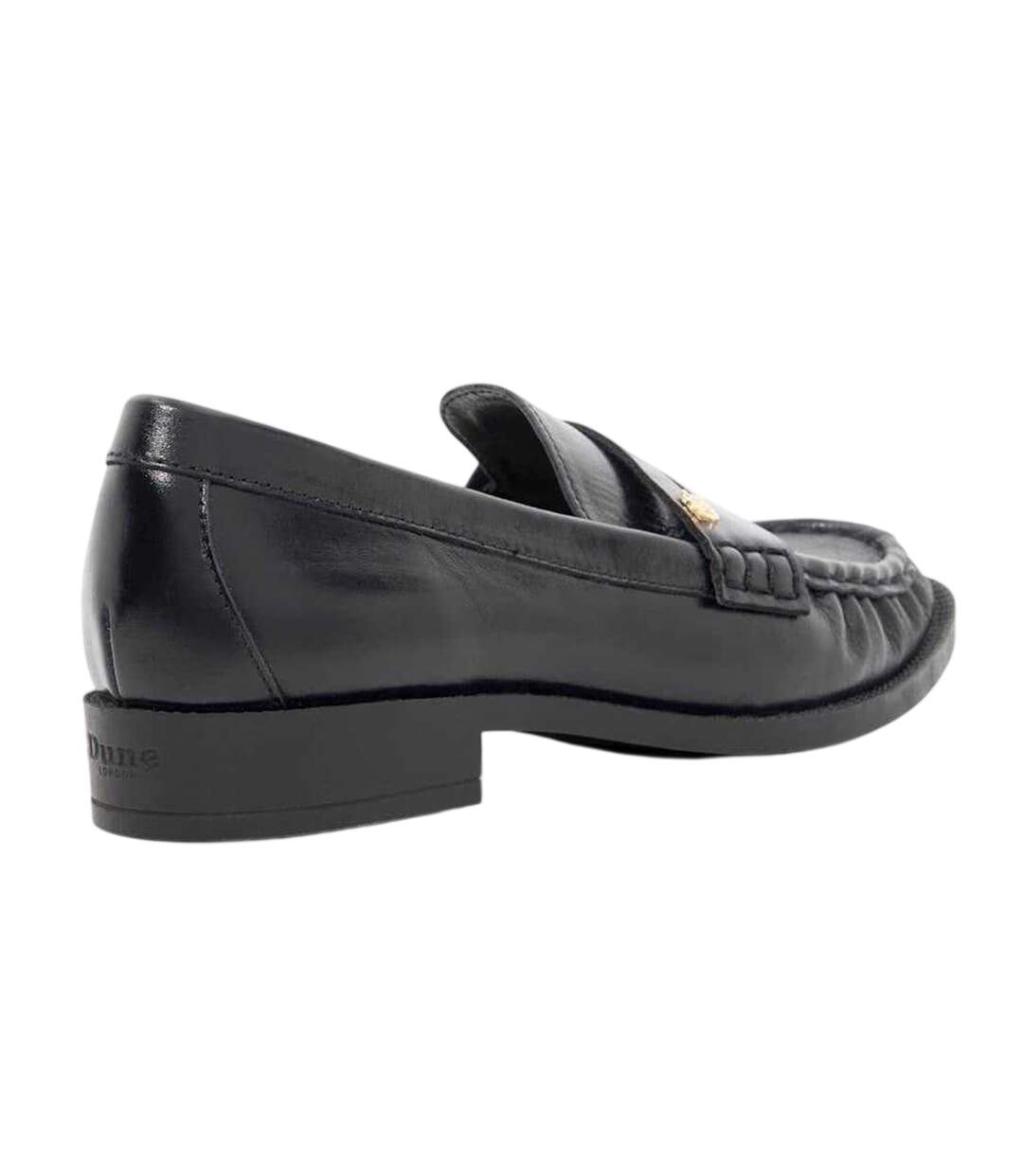 Mocassins Penny Galex Femme Noir Dune London-2