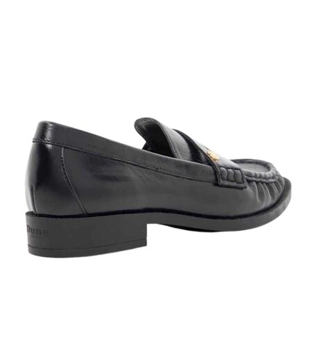 Mocassins Penny Galex Femme Noir Dune London