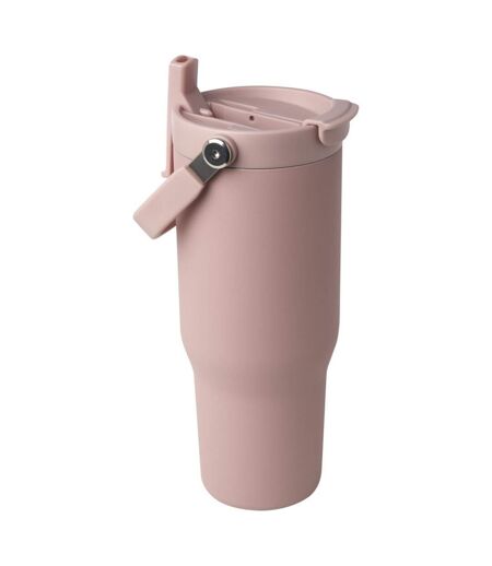 Bronx Dual Function Lid Recycled Stainless Steel Insulated 900ml Tumbler One Size Dusty Pink Generic