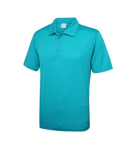 AWDis Just Cool Mens Plain Sports Polo Shirt (Turquoise Blue) - UTRW691