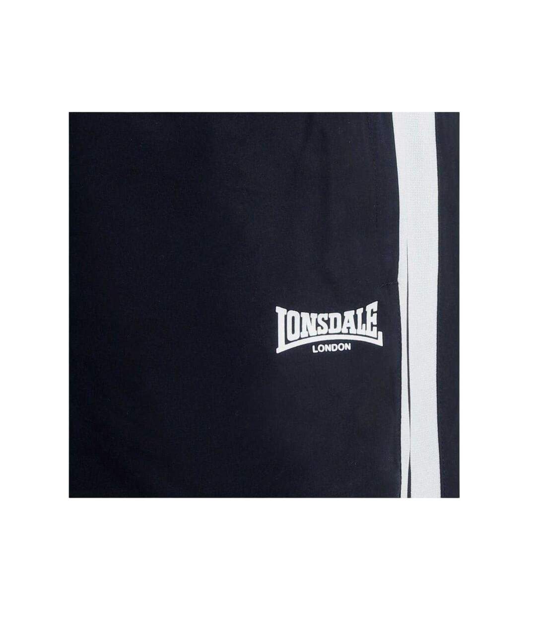 Pantalon De Survêtement Motif/style À Rayures Homme Noir Lonsdale-3