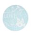Tapis Rond Enfant Imprimé Bambini VII 160cm Menthe-1