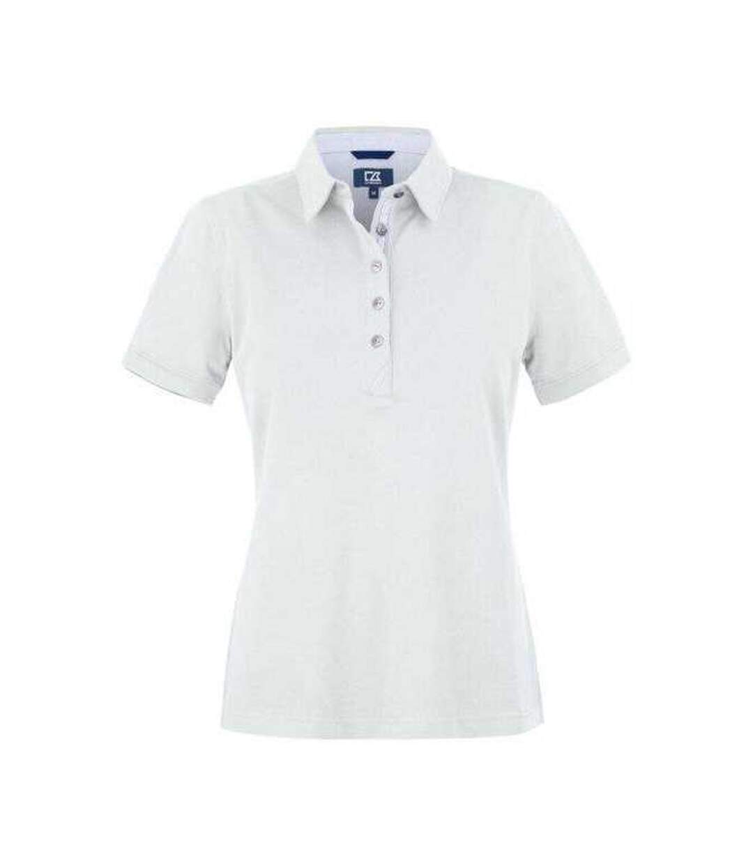 Womens/ladies Advantage Premium Polo Shirt White Cutter & Buck-2