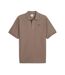 Polo marron homme puma premium-1