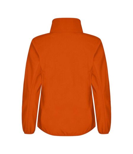 Veste Softshell Classic Femme Orange Sang Clique