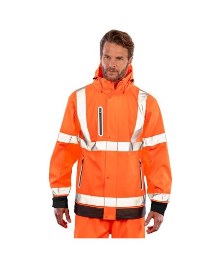 Gilet haute visibilité adulte orange fluo Result Genuine Recycled