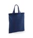 Westford Mill Short Handle Bag For Life (Pack of 2) (French Navy) (One Size) - UTRW6990