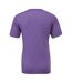 Unisex adults triblend crew neck t shirt purple Bella Canvas