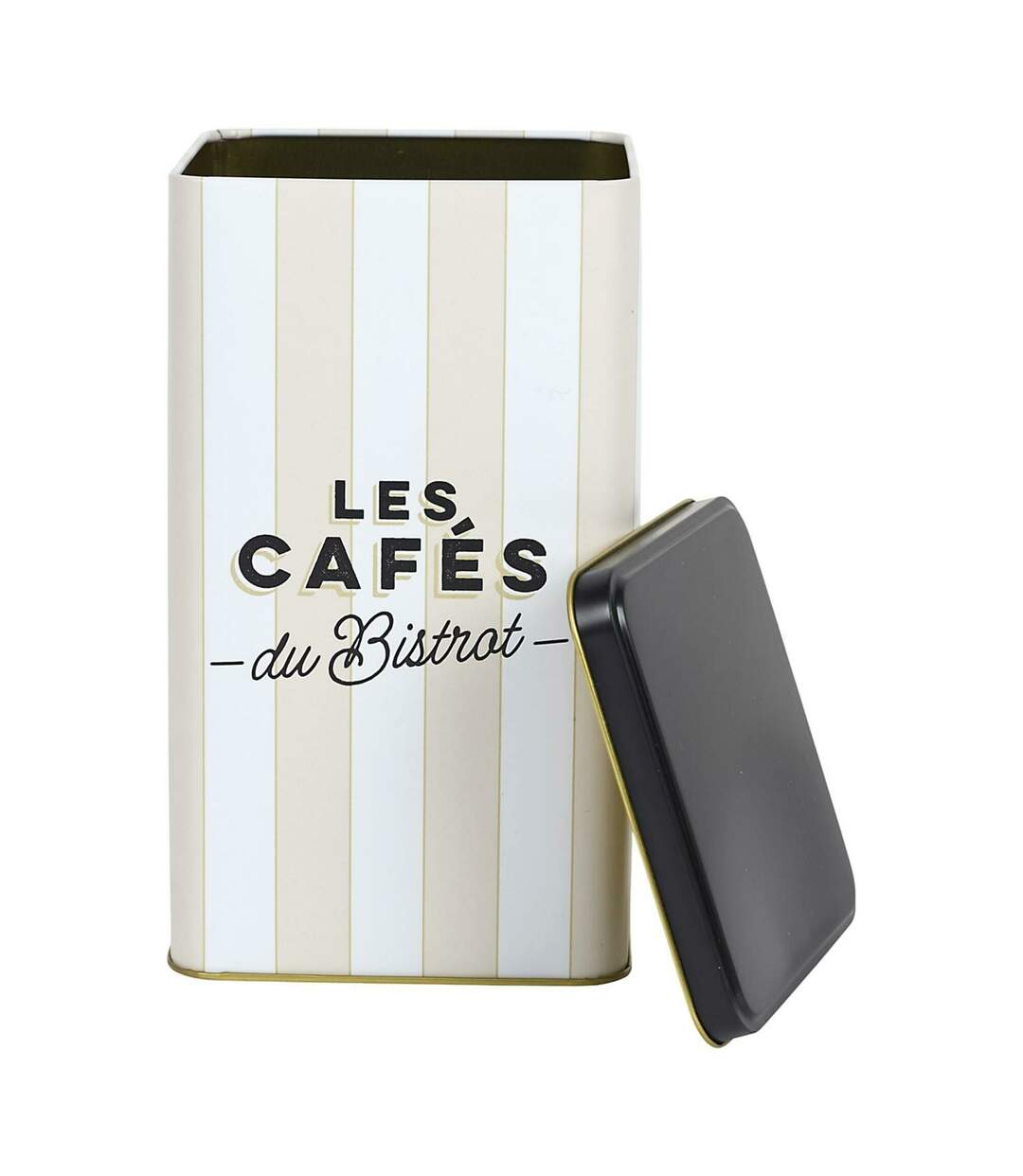 Boite de rangement à café en métal AU BISTROT Café-2
