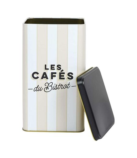Boite de rangement à café en métal AU BISTROT Café