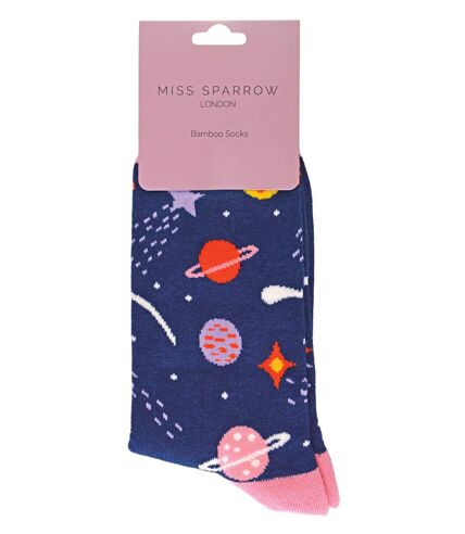 Miss Sparrow - Ladies Novelty Space Bamboo Socks