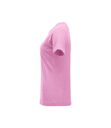 T-shirt New Classic Femme Rose Vif Clique
