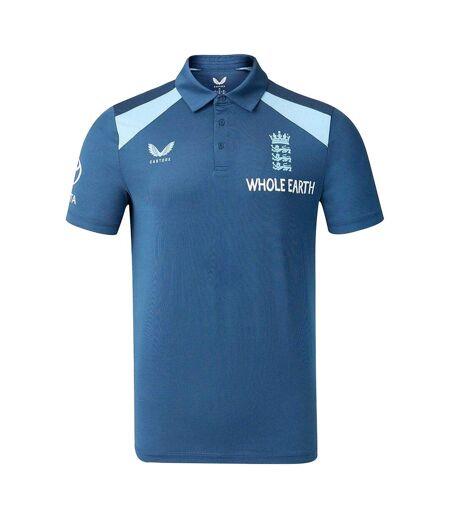 Polo Motif/style Cricket D´angleterre 2026/2027 Homme Bleu Marine Pastel Castore