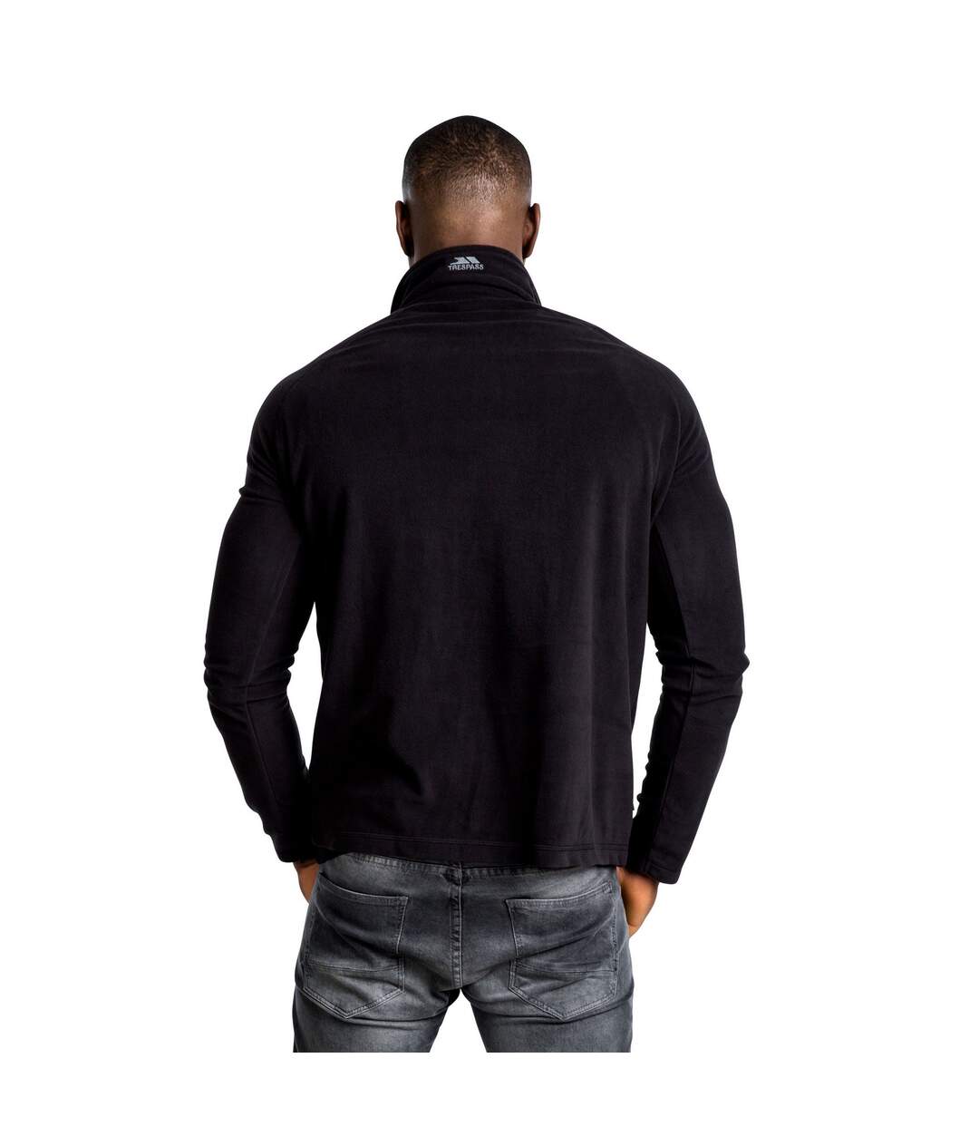 Trespass Mens Blackford Microfleece (Black) - UTTP4241-4