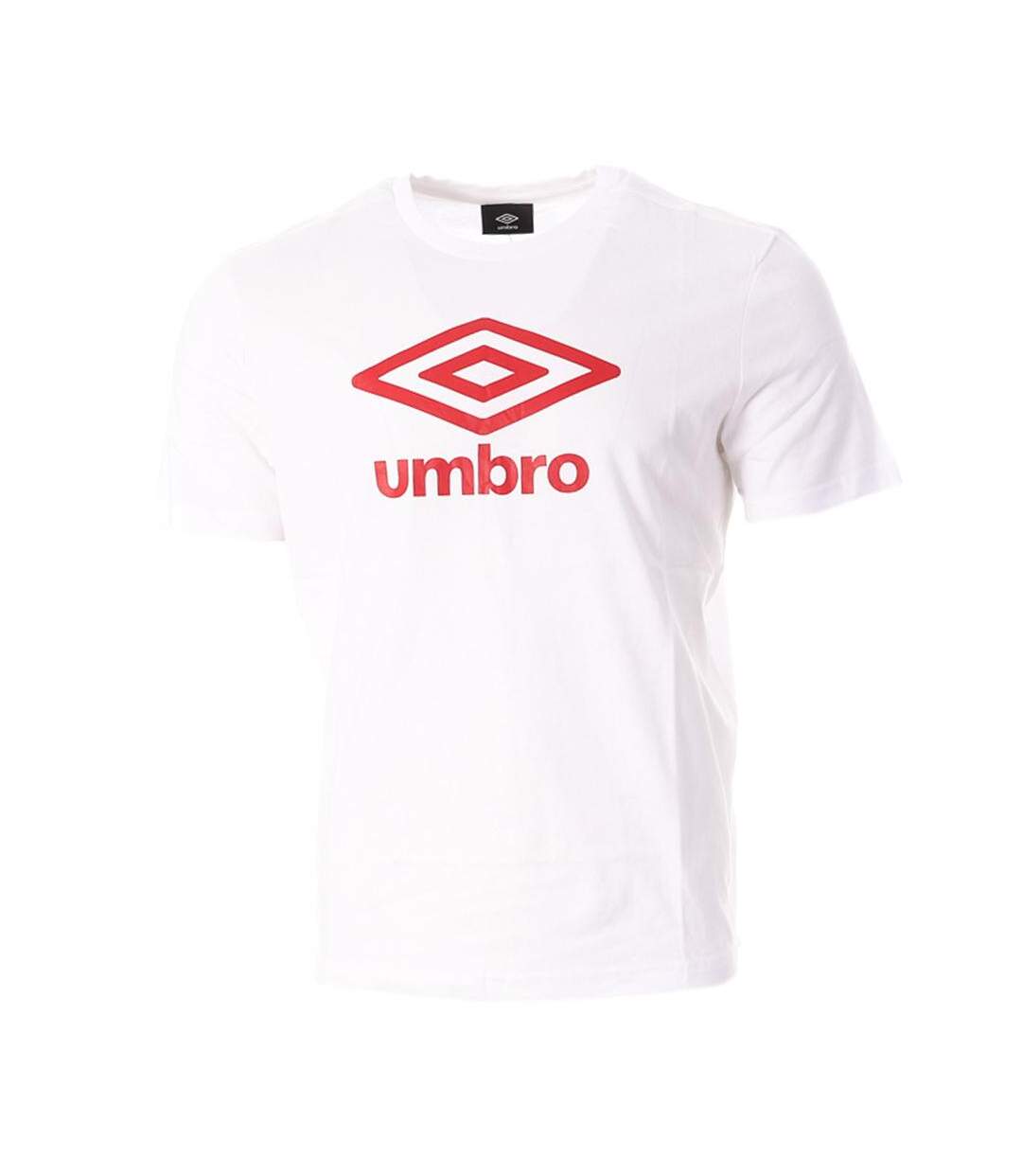 T-shirt blanc/rouge homme umbro net 729280 - l-1
