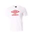 T-shirt blanc/rouge homme umbro net 729280 - l-1