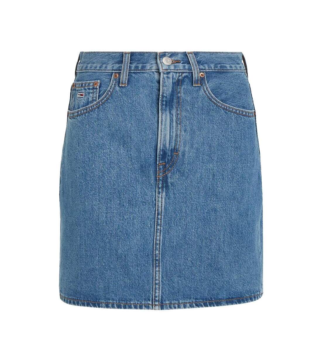 Jupe Mom Bleu Femme Tommy Hilfiger Skirt - 27-1