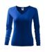 T-shirt Manches Longues Elegance Femme Bleu Roi Malfini-1