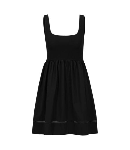 Womens/ladies Naronja Mini Dress Black Hugo