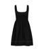 Womens/ladies Naronja Mini Dress Black Hugo-2