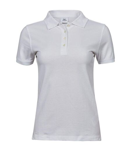 Polo Femme Blanc Tee Jays