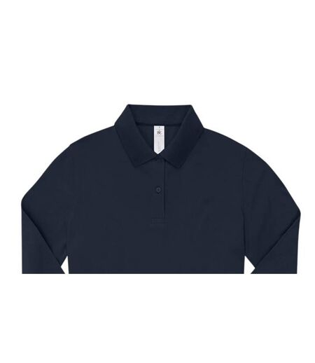 Polo Manches Longues My Polo Femme Bleu Marine B&C