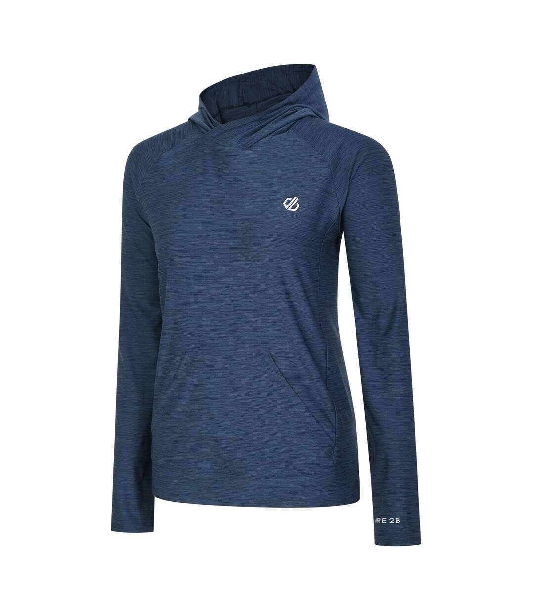 Womens/ladies laura whitmore sprint city marl lightweight hoodie moonlight denim Dare 2B-3